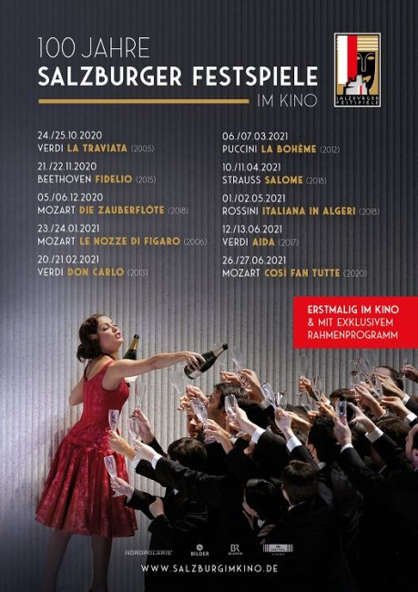 Salzburger Festspiele im Kino - Terminplakat