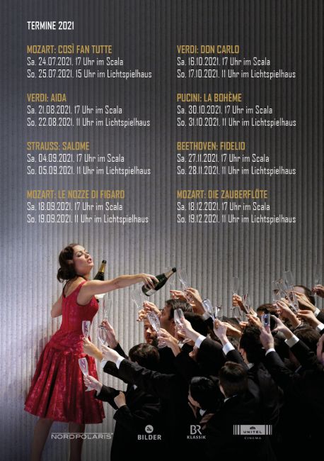 Salzburger Festspiele im Kino - Terminplakat